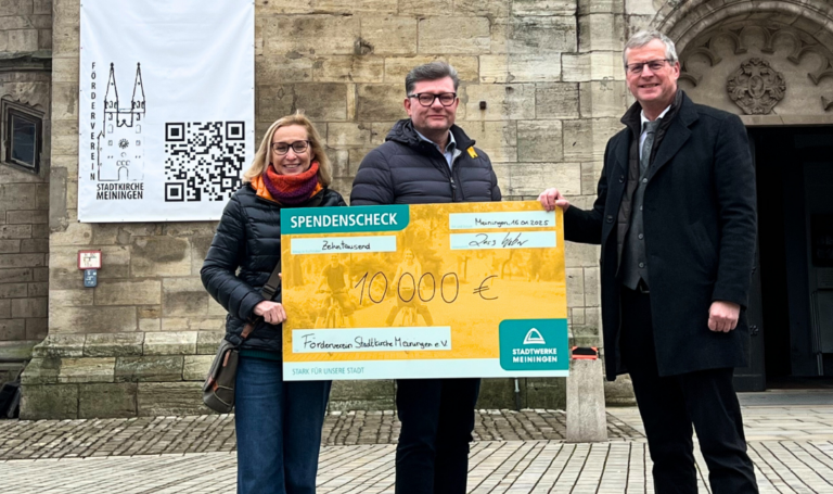 Wir unterstützen die Sanierung der Meininger Stadtkirche